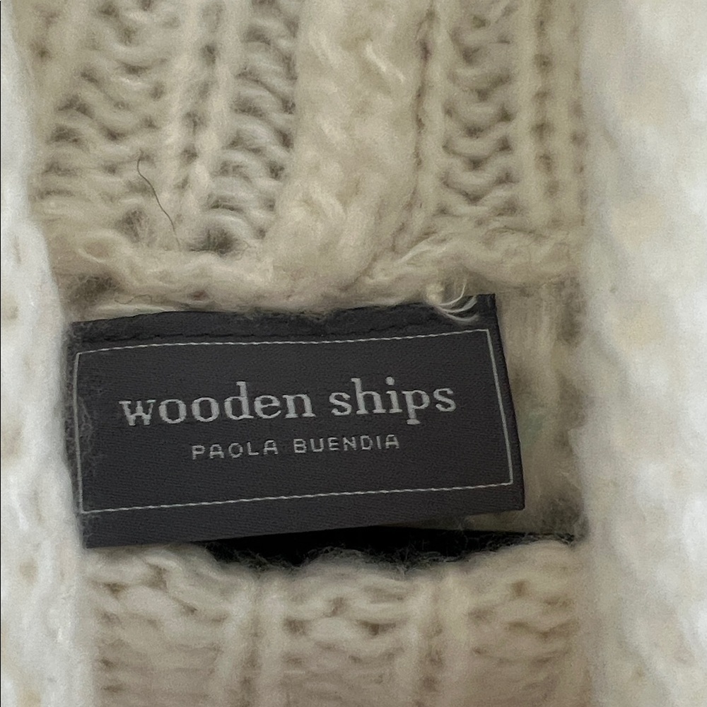 Wooden Ships Tara Rails Turtleneck Knit Sweater. Size M/L - Picture 5 of 8